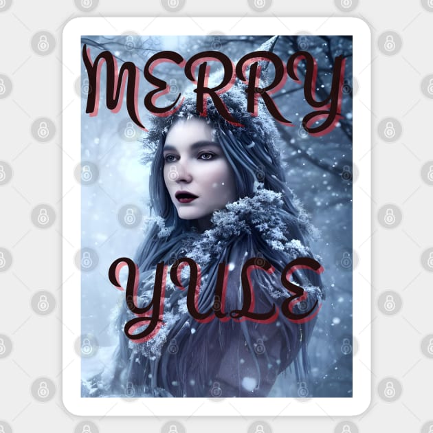 Merry Yule Sticker by HauntedWitch